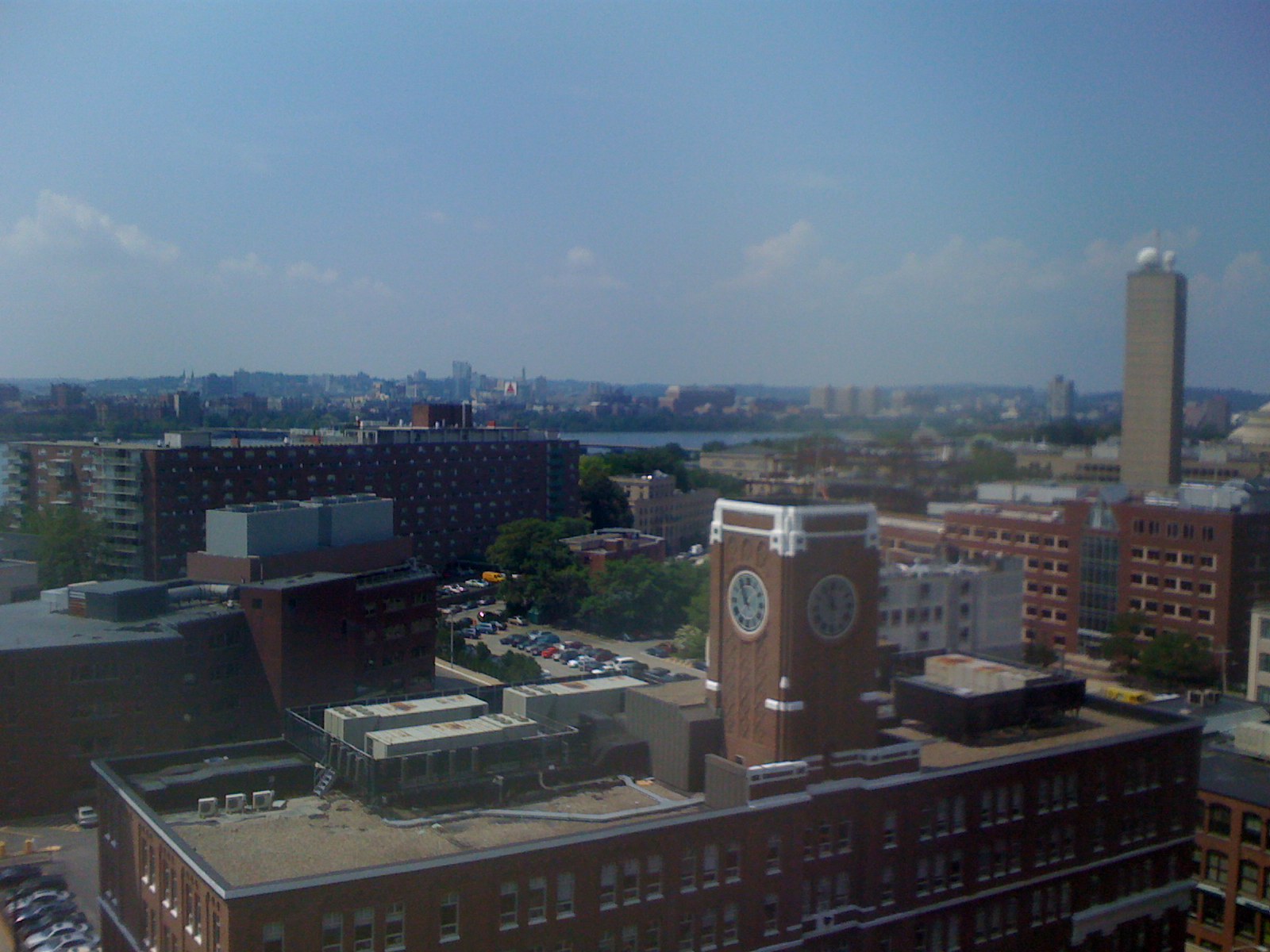 the Charles, MIT, etc. from my office window